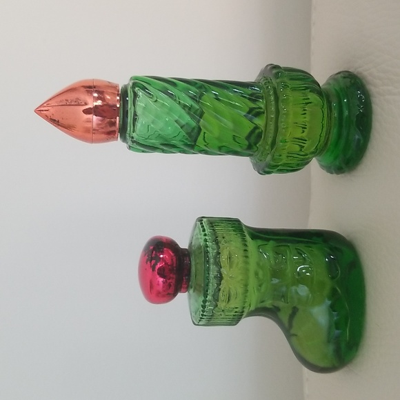 Vintage Holiday Avon Bottles- both - Picture 2 of 5